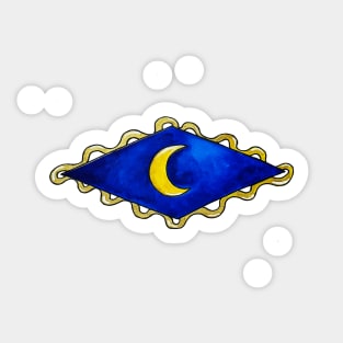 Moon in Universe Sticker